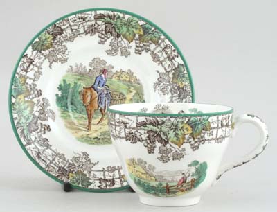 Breakfast Cup and Saucer c1950s